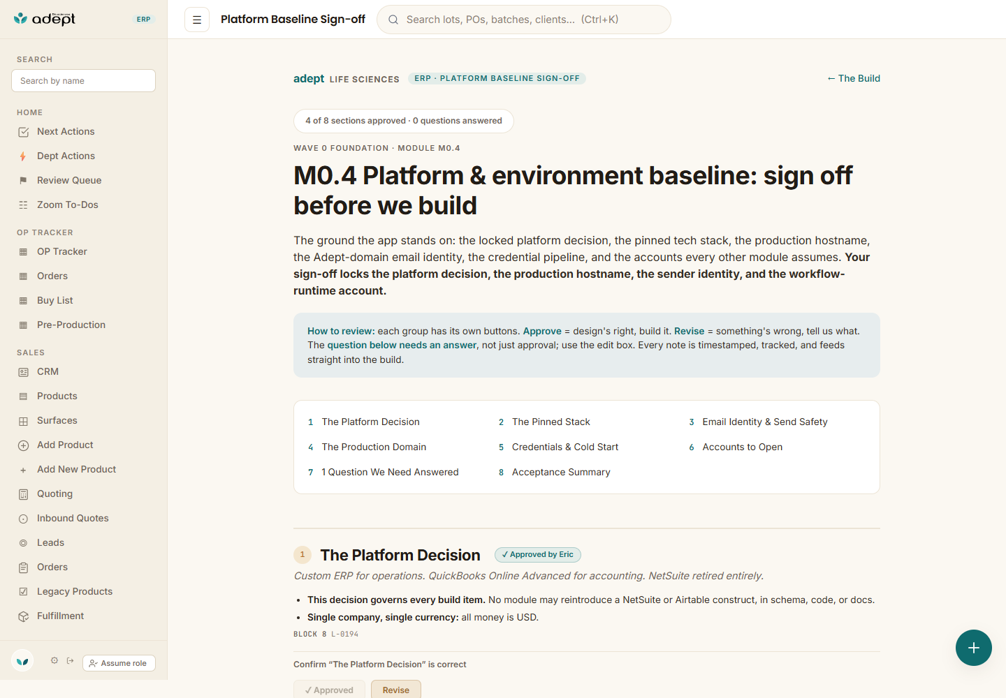 adept build refresh signoff m0 4 html 1440