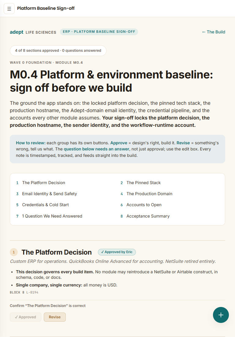 adept build refresh signoff m0 4 html 768