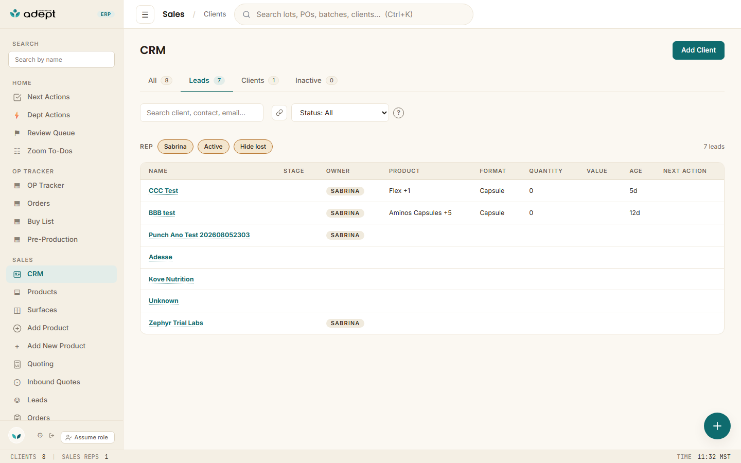crm tabs leads 20260825
