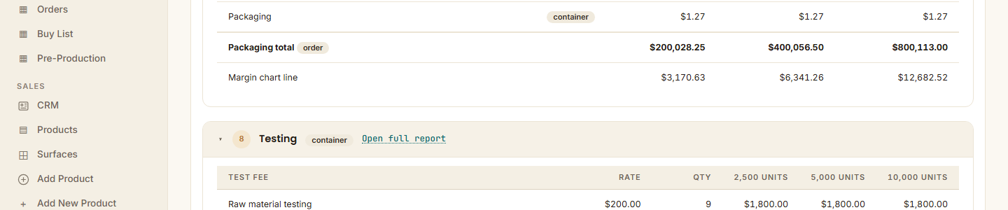 crop pkg total precise