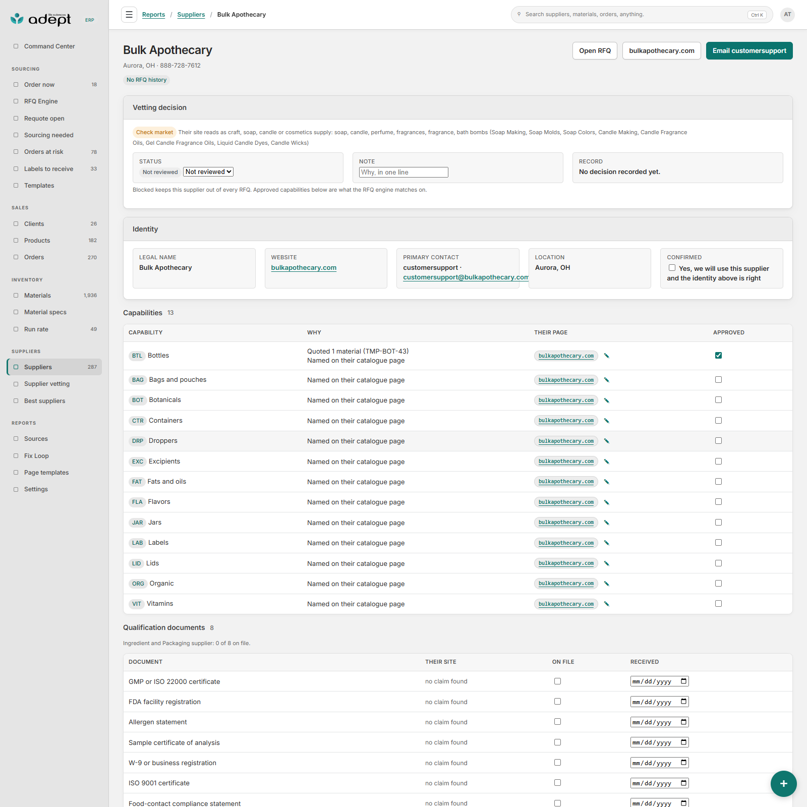 demo check market 20260917