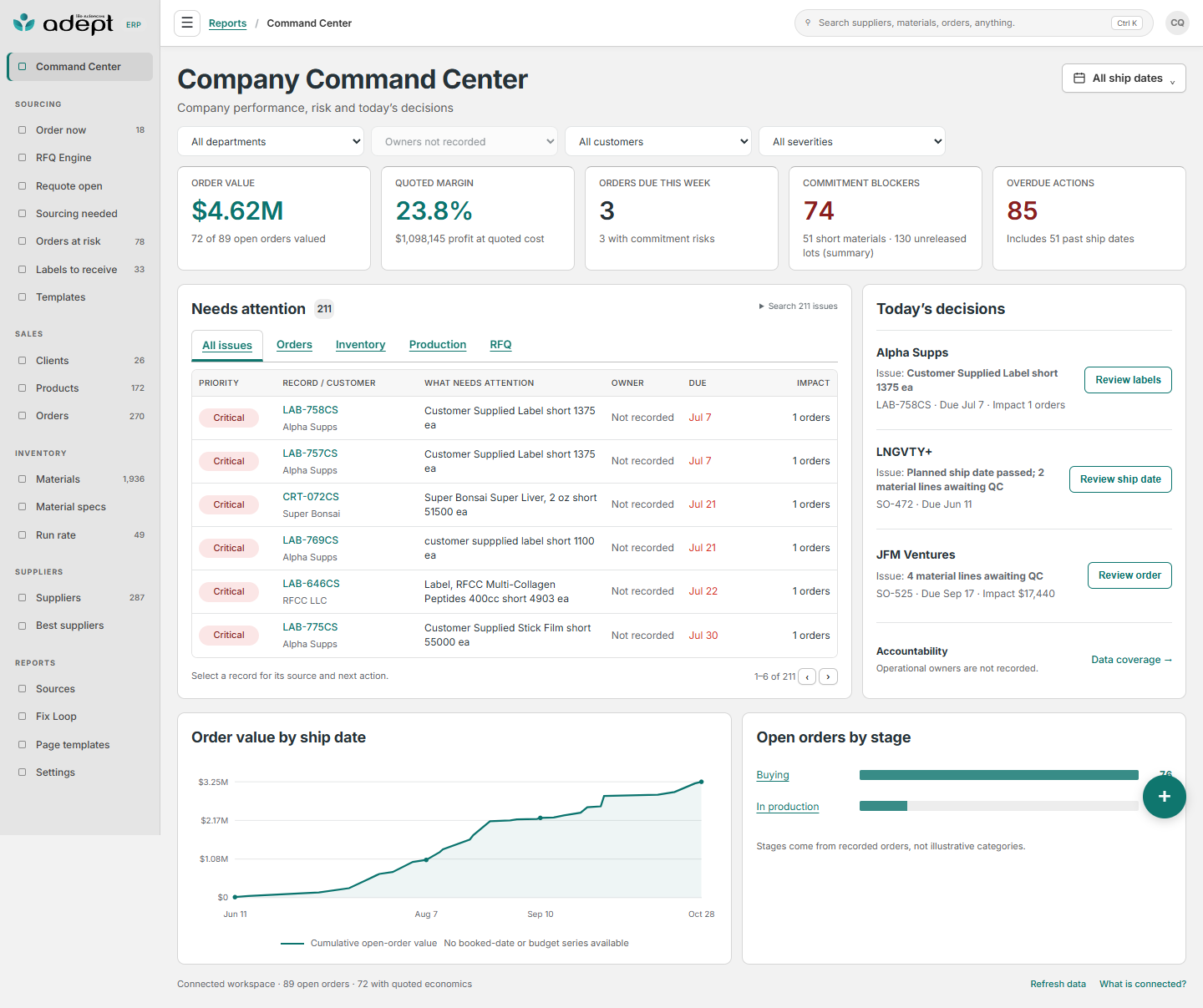 demo home command center 20260915